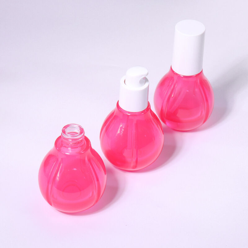 butelka do lotionu 30 ml kontrastowa – kolorowa, nieregularny kształt z pompką