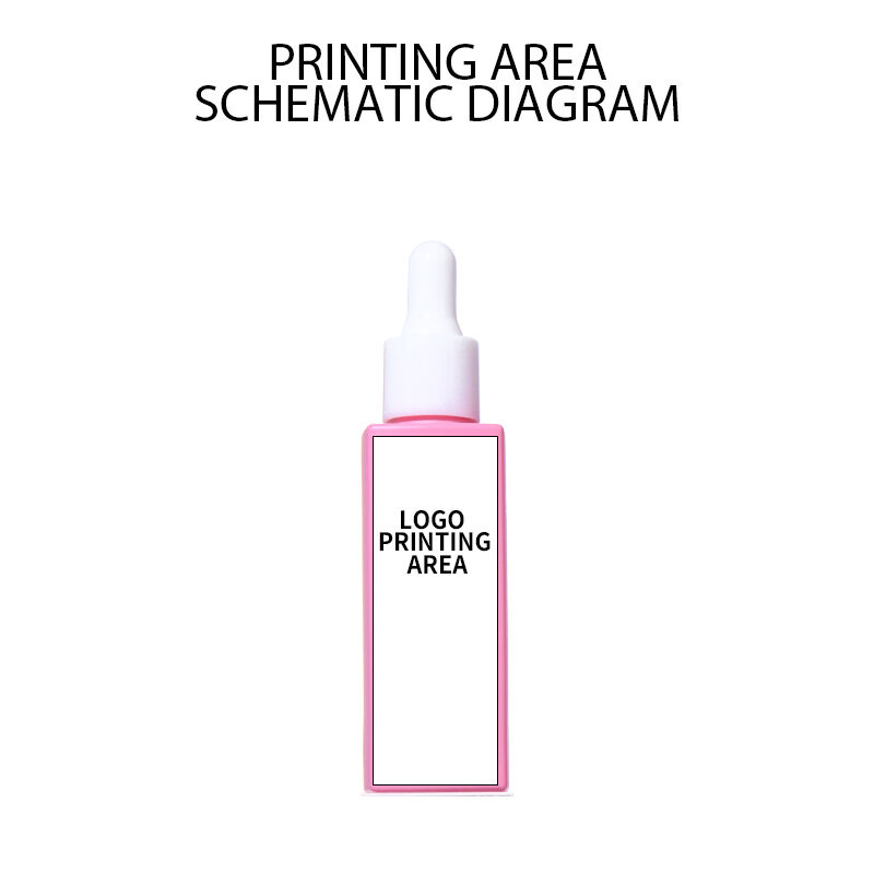 30ml Dropper Bottle | Square Design + White Rubber Bulb factory