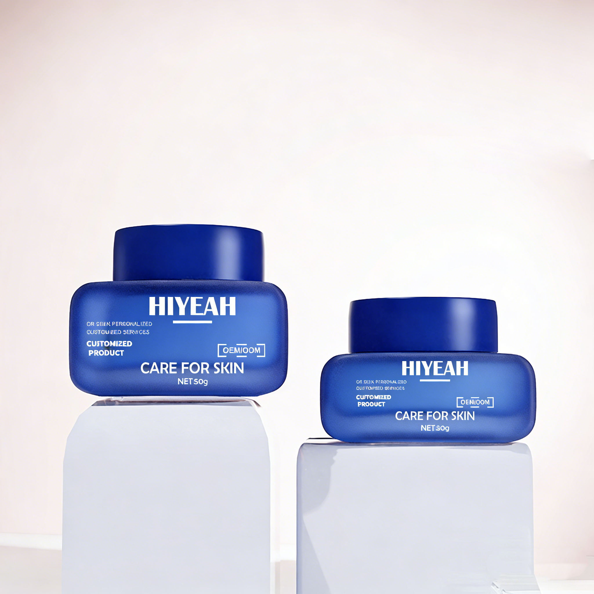 Custom Color Cosmetic Jar With Personalized Visual Design