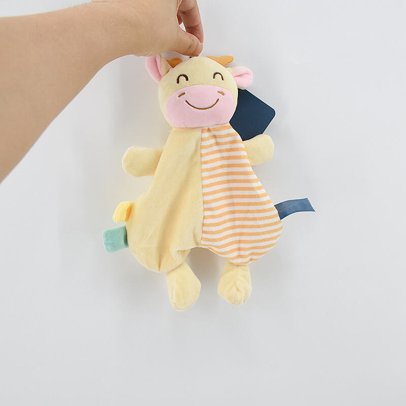 High Quality Soft Animal Baby Plush Rattles Toy for 0-6 Months Baby