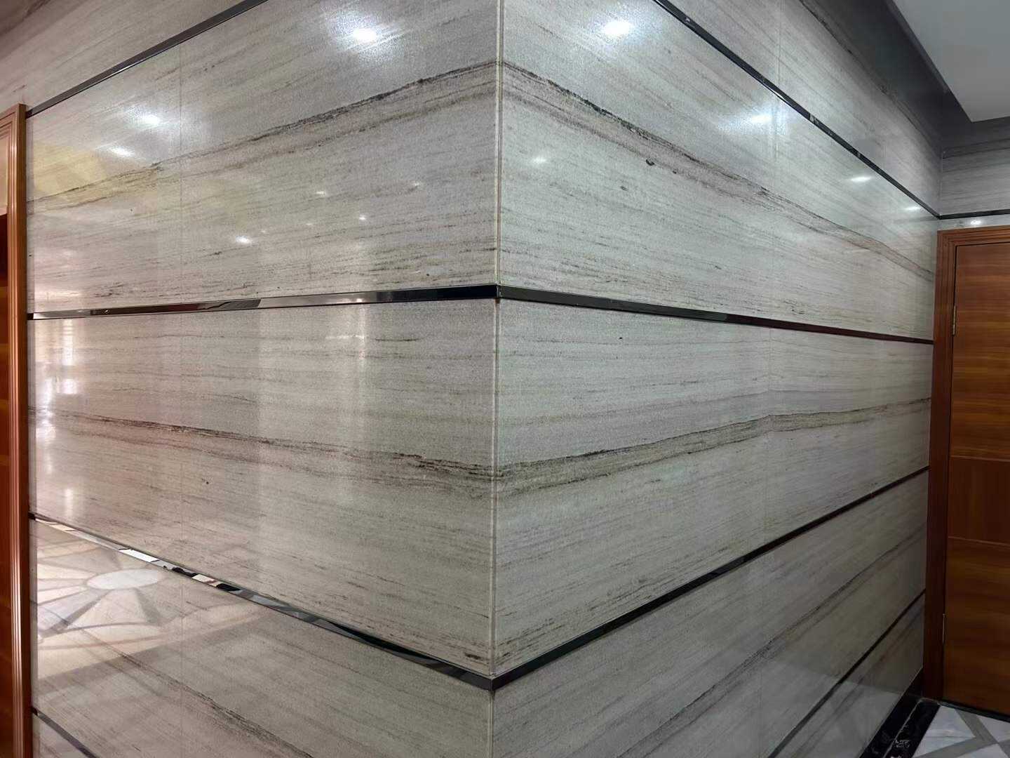 Crystal Wooden Vein Marble Slab