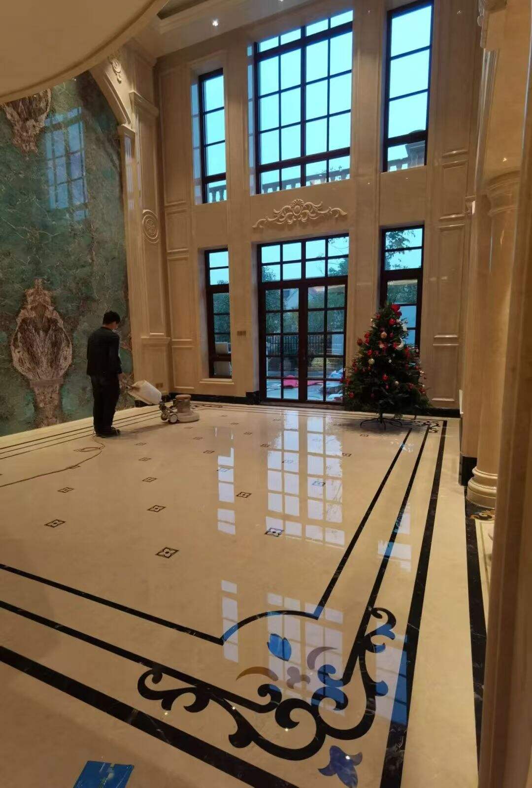 Exquisite Polished Marble & Granite Medallions Diameter 42 inch details