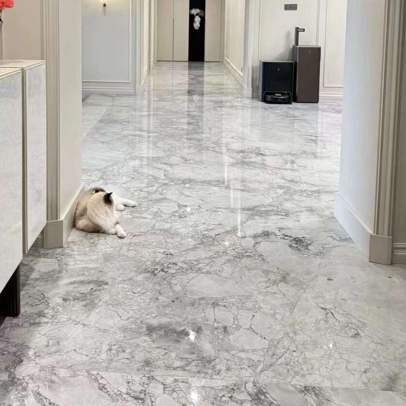 Calacatta grey marble super white dolomite