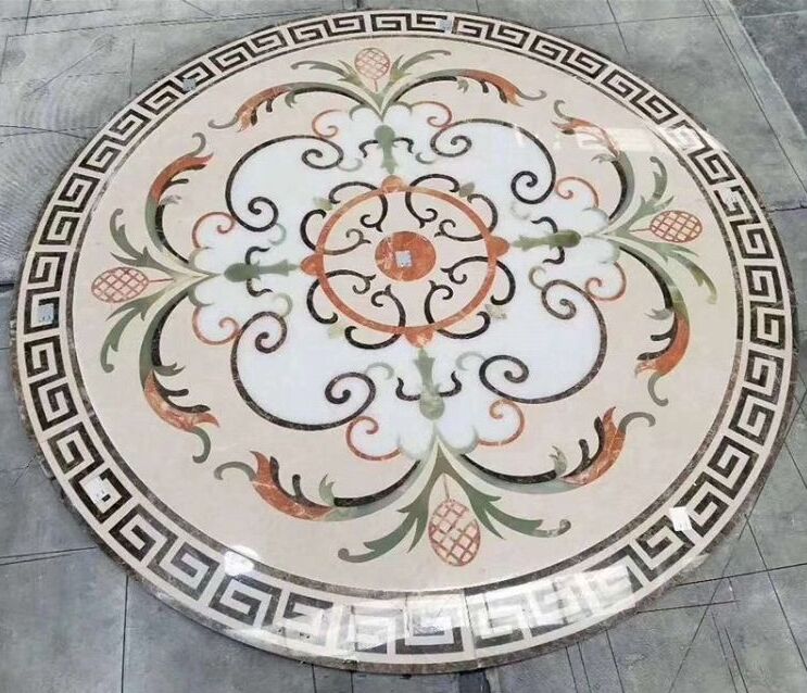 Marble Stone Flooring of Medallion Tiles