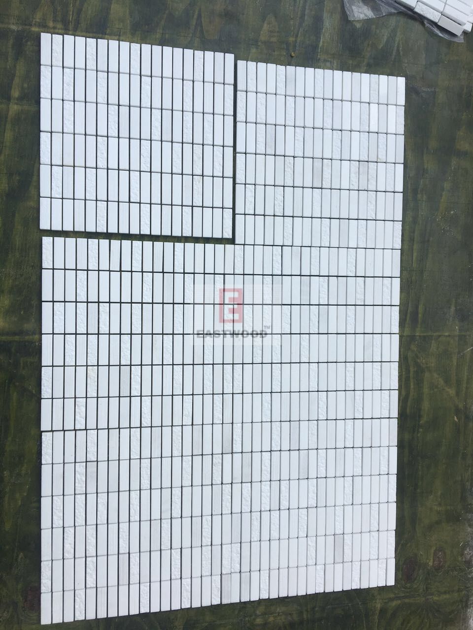 Thassos White Marble 1x3 Brick Mosaic Tiles factory
