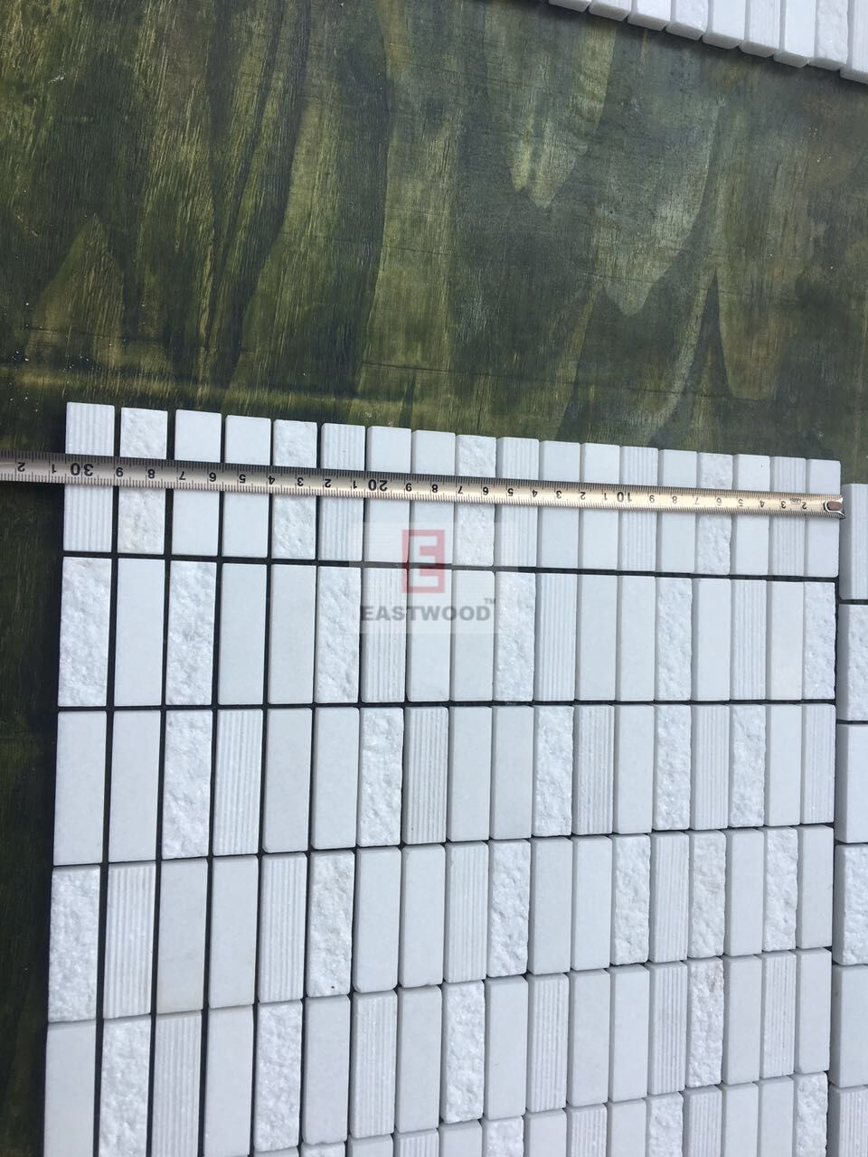 Thassos White Marble 1x3 Brick Mosaic Tiles factory