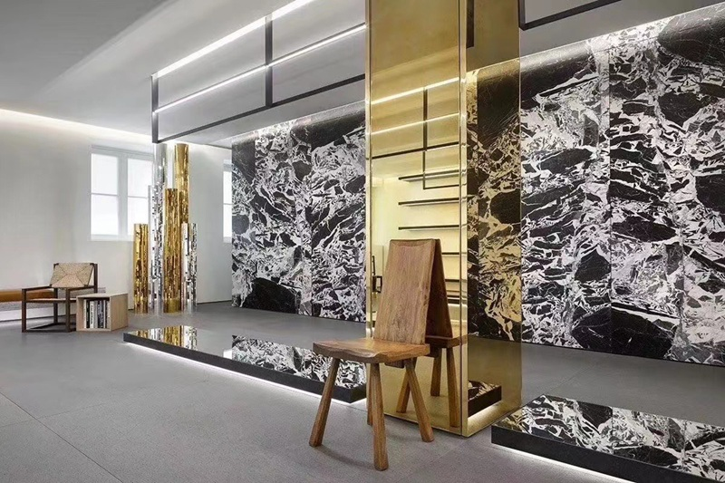 Black Napoleon marble wall tiles 2