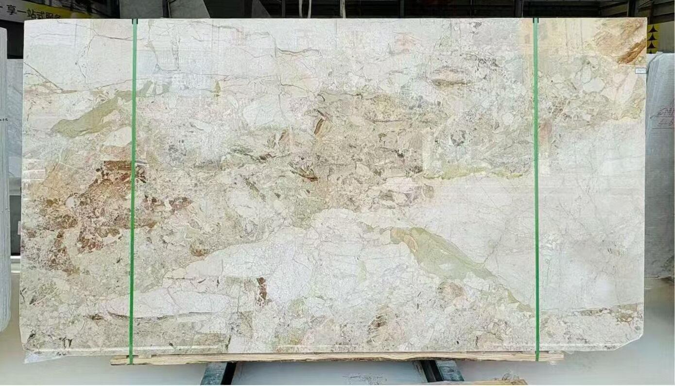 High End Italian Natural Ceppo Sicilia Marble Vanity top details