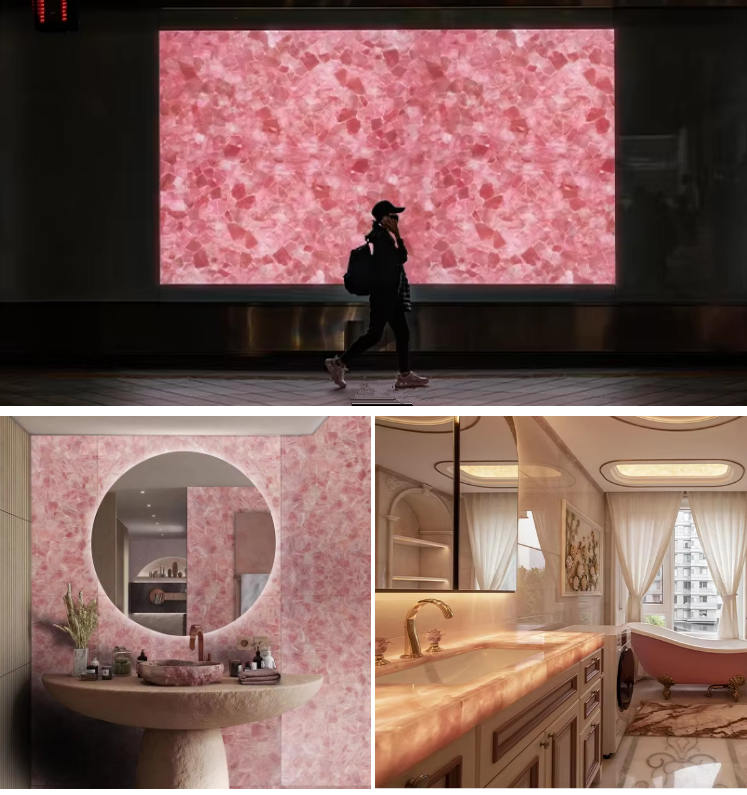 Amethyst Crystal Rose Gemstone