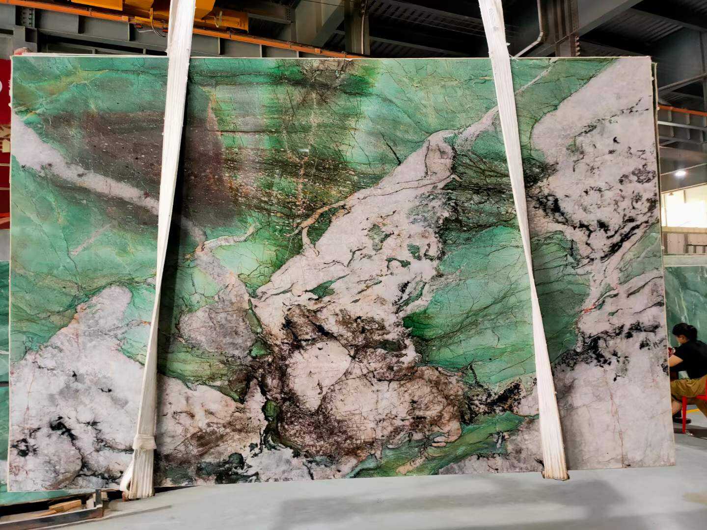 Patagonia green marble manufacture