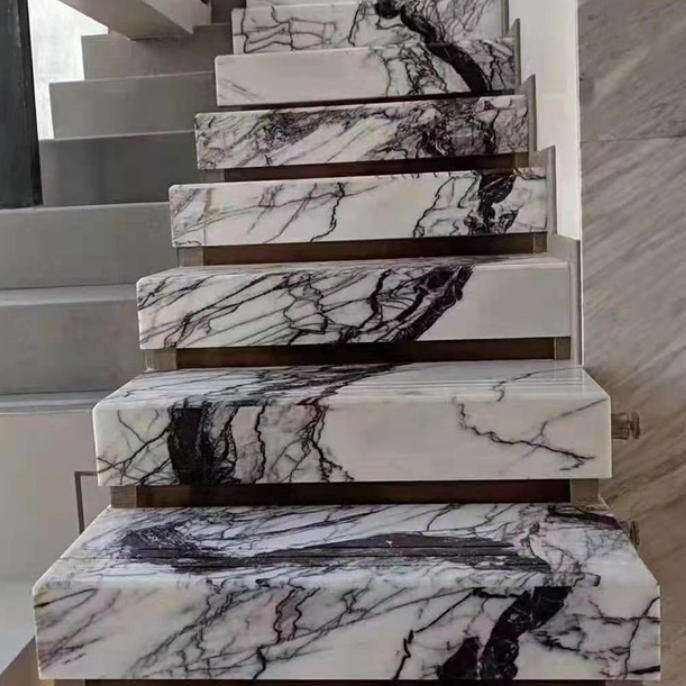 Milas New York White Marble Steps White Marble Staris