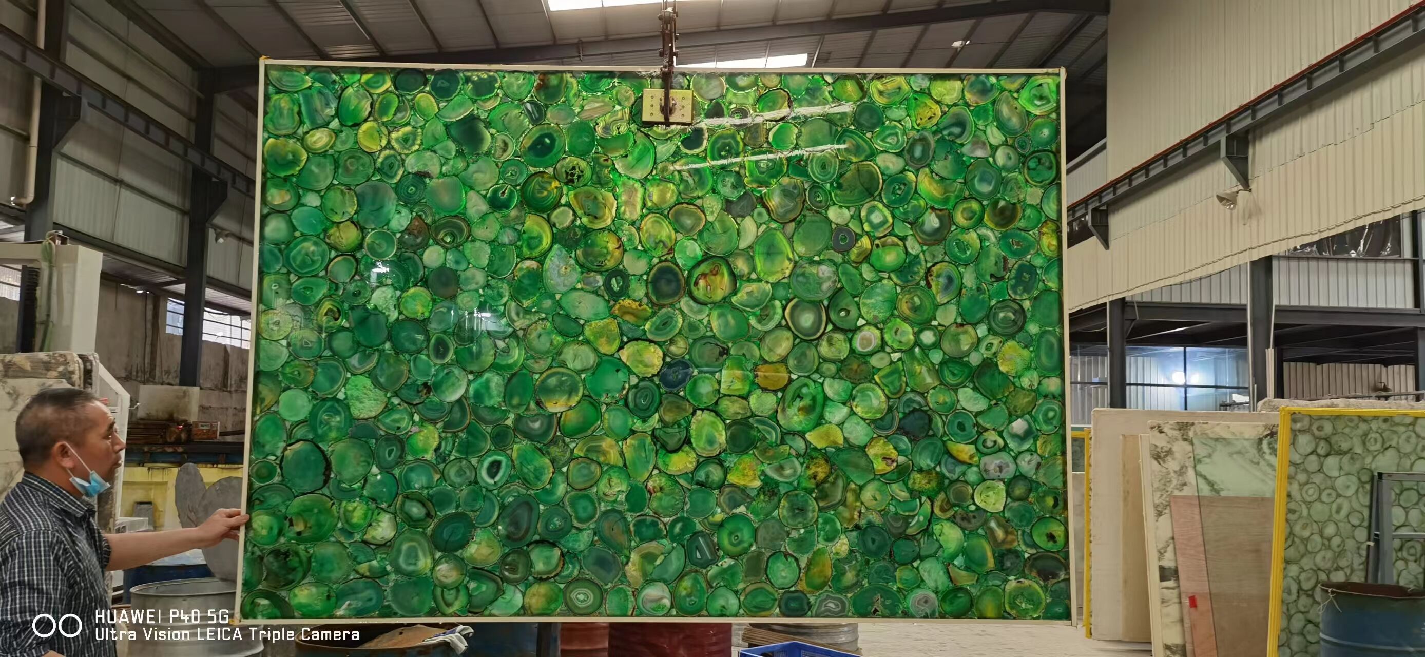 Fantastiske blå agatværksteder til et dristigt og elegant udseende