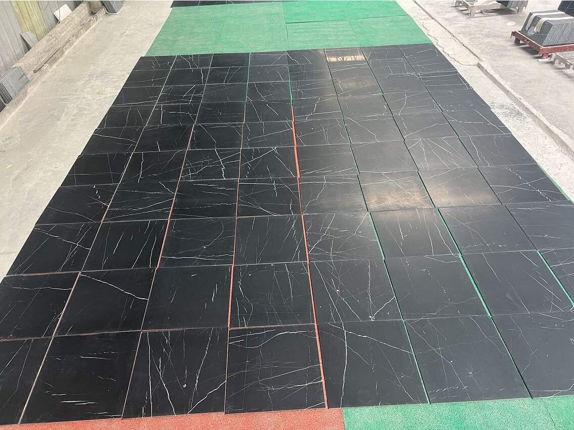 Nero Black Marquina Honed Marble