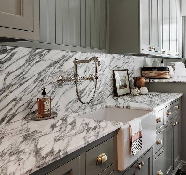 Natural Arabescato Corchia Marble Kitchen Countertop Vanity Top