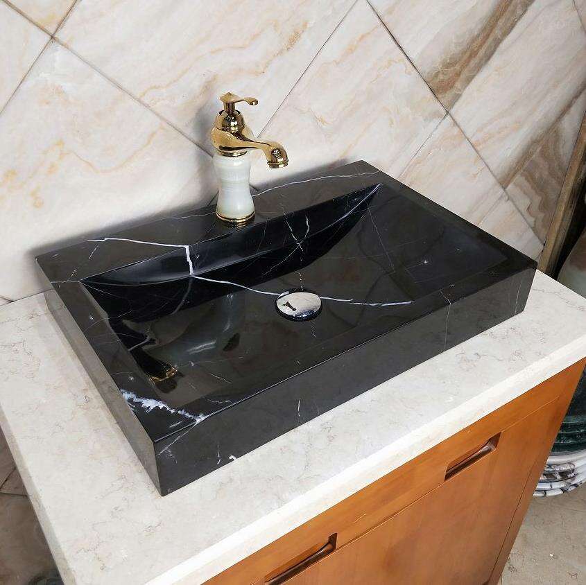 Højtkvalitets marmorvasker til luksus køkken og badeværelser