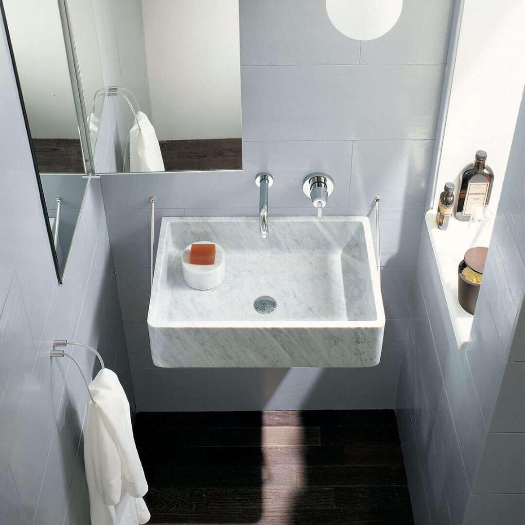 Carrara White Marble Wash Basin
