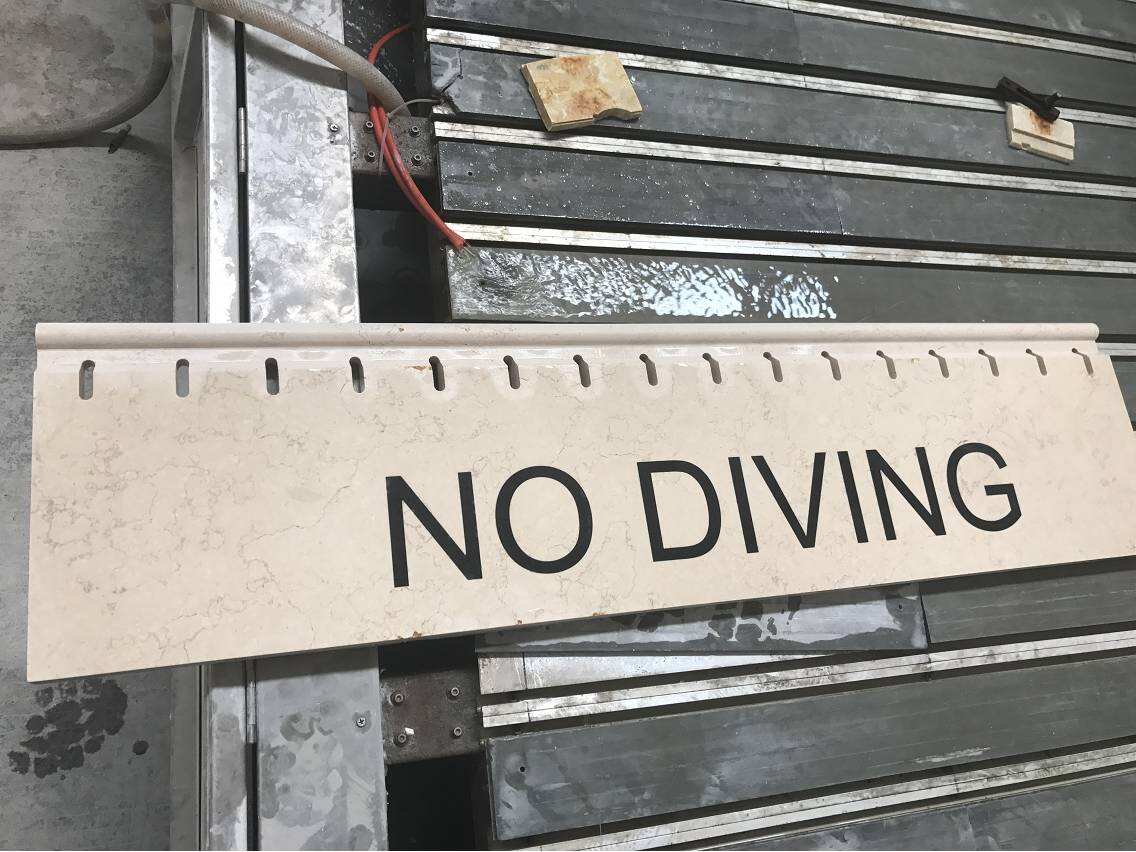 Beige Marble Swimming Copings supplier