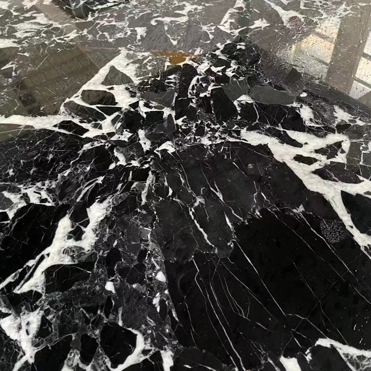 Noir Grand Antique Black marble side tables supplier