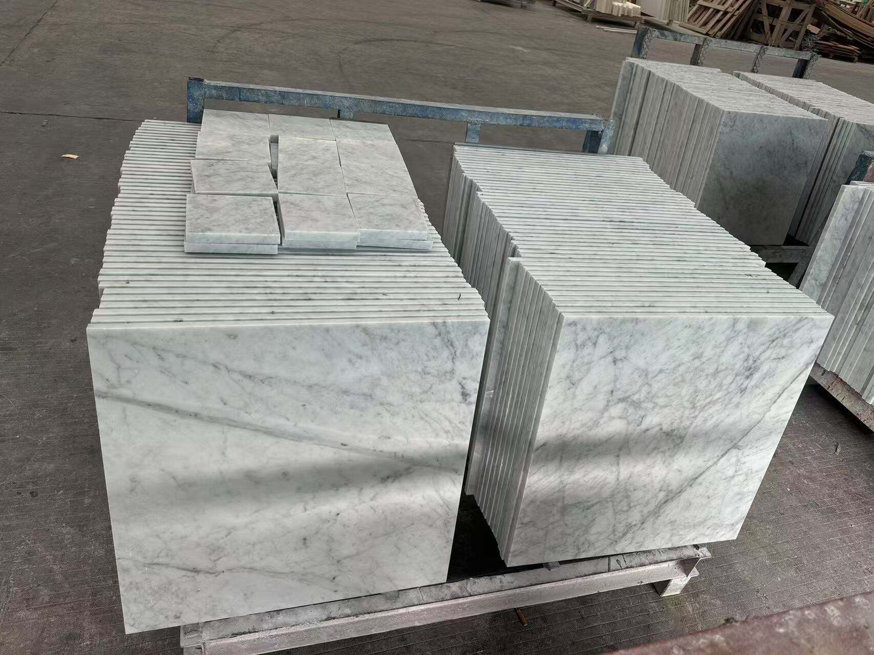 Direct Factory Price Carrara White Marble Tiles