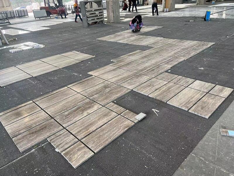 Silver Travertine Customize Tiles For Project