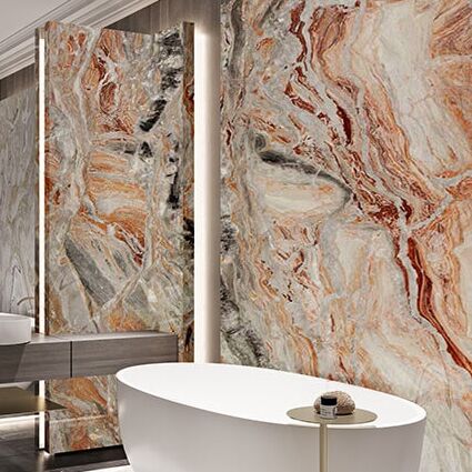 Arabescato Red Orobico Rosso Marble Countertop Worktop supplier