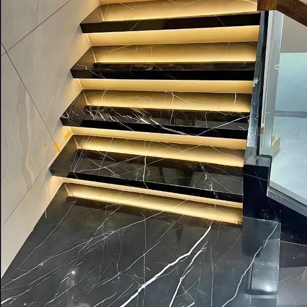 Nero Marquina marble tile