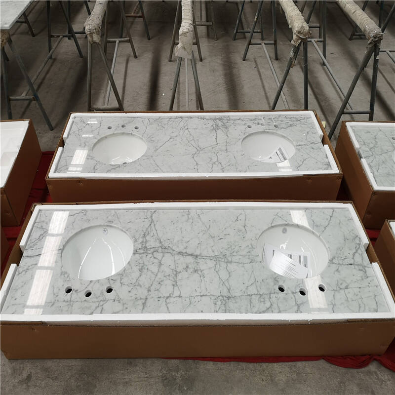 Tidsløse Carrara Marmorvasketoppe til Luksusbad