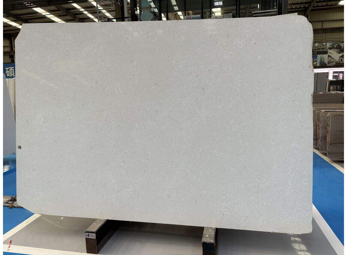 White limestone Slab details