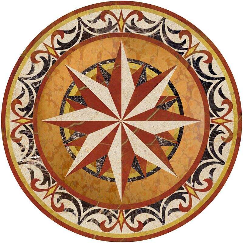 Floor Medallion Marble Mosaic 36”x36”  manufacture