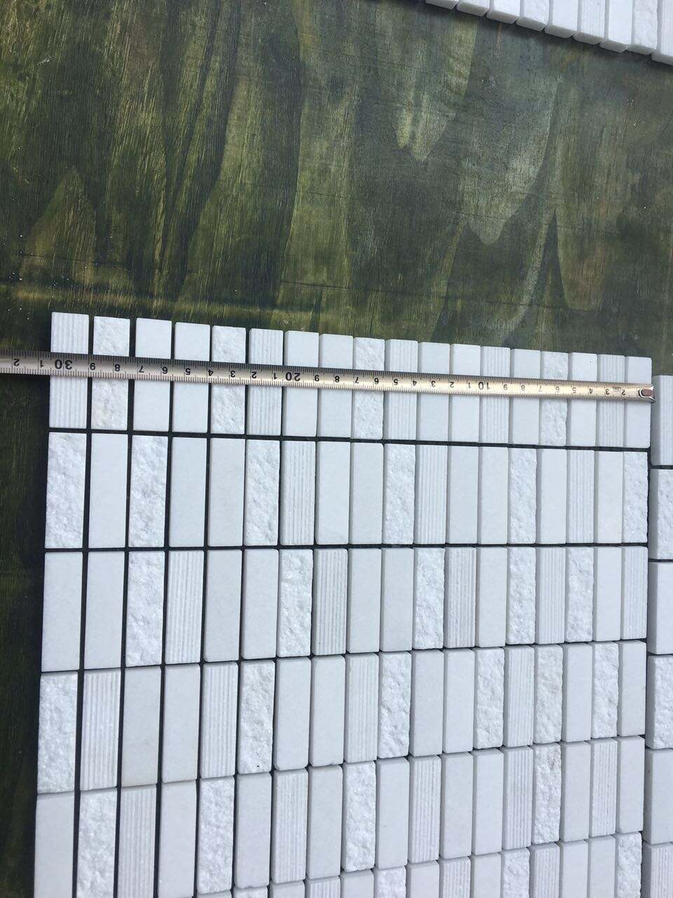 Modern Exclusive Design Mixed Surface White Marble Mosaic supplier