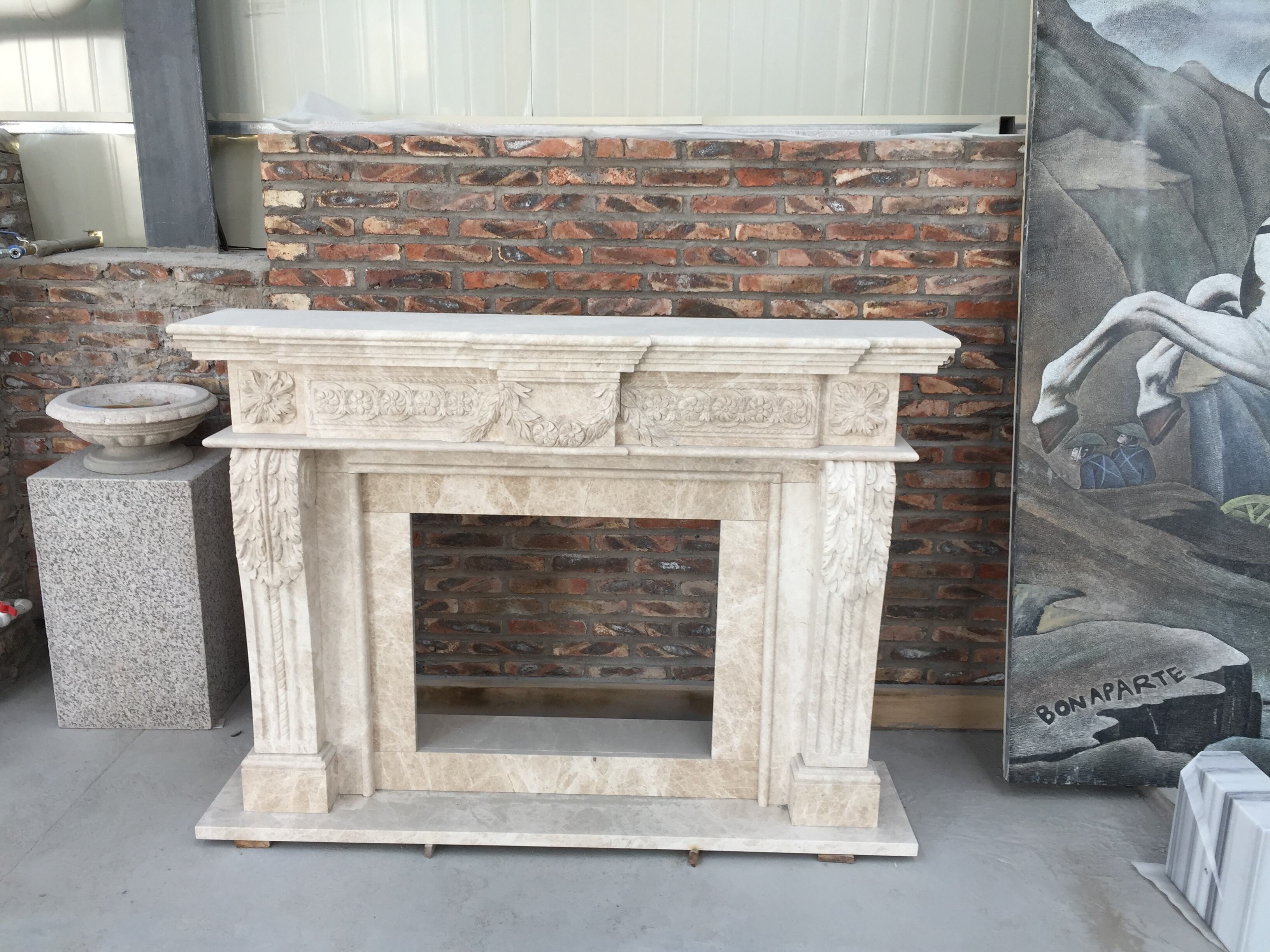 White Marble Fireplace Manufacturer details