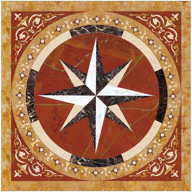 Floor Medallion Marble Mosaic 36”x36” 