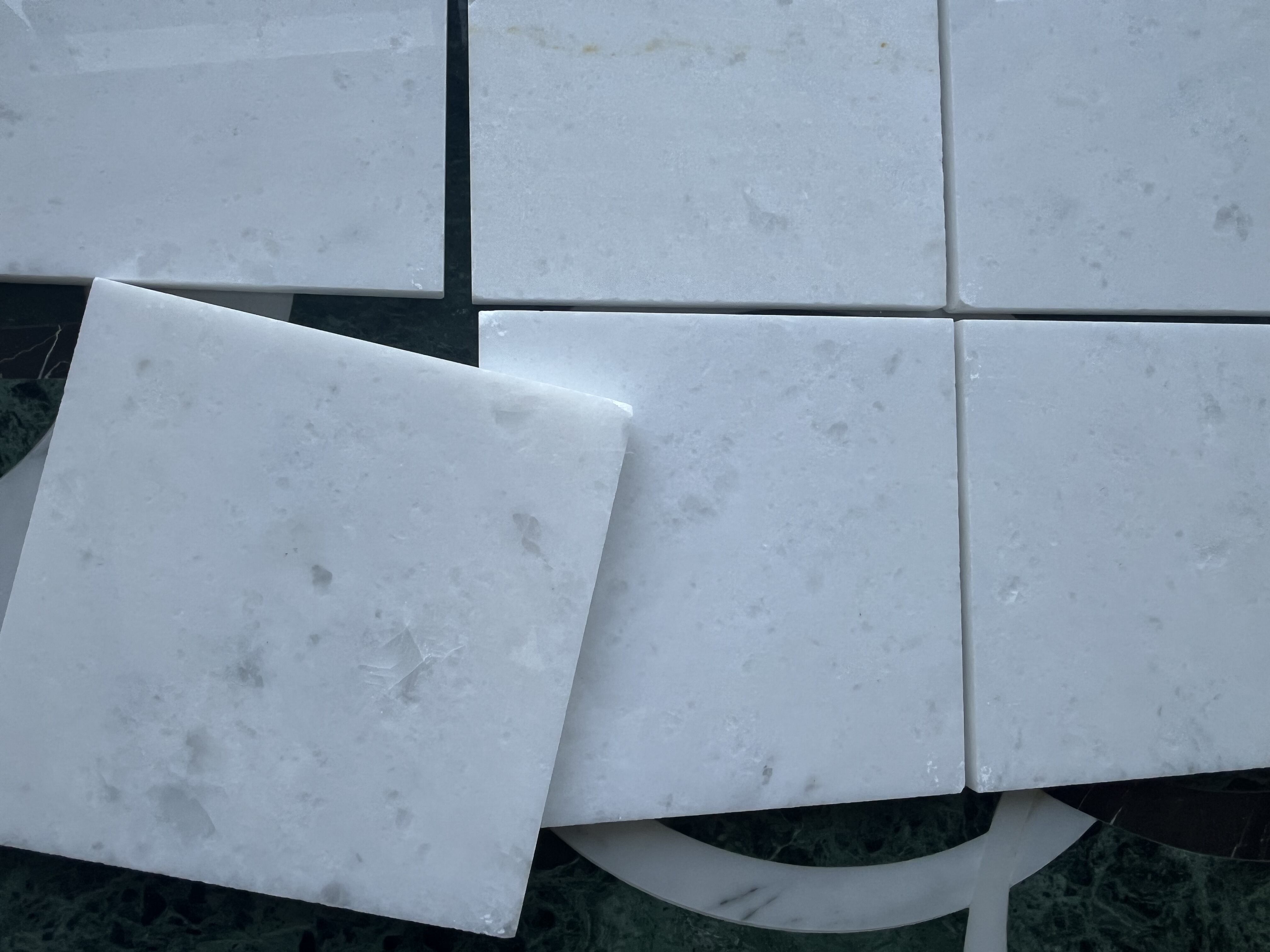 Crystal White Marble Pure White Marble Polished Tiles Slabs details