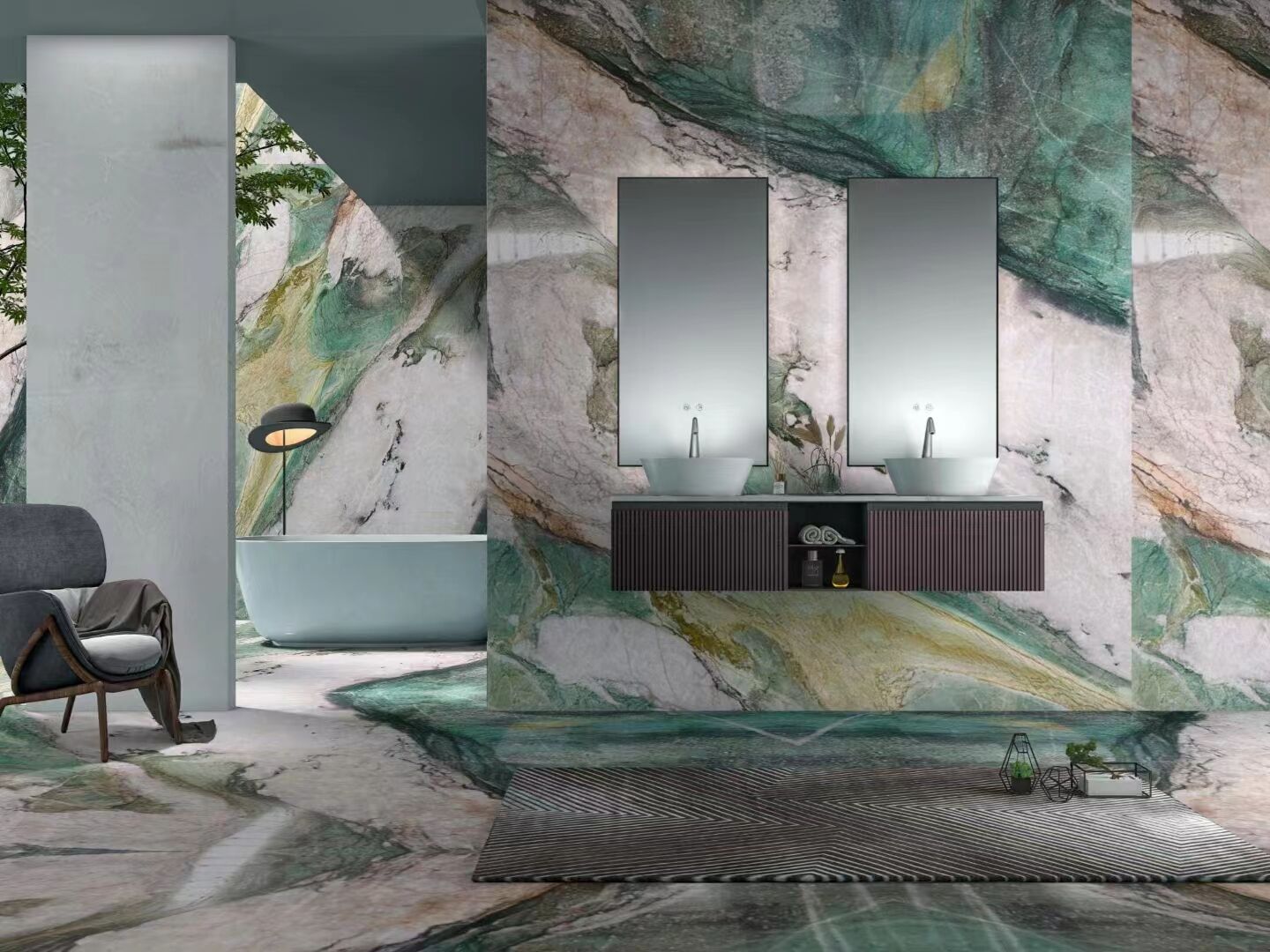 Patagonia green marble