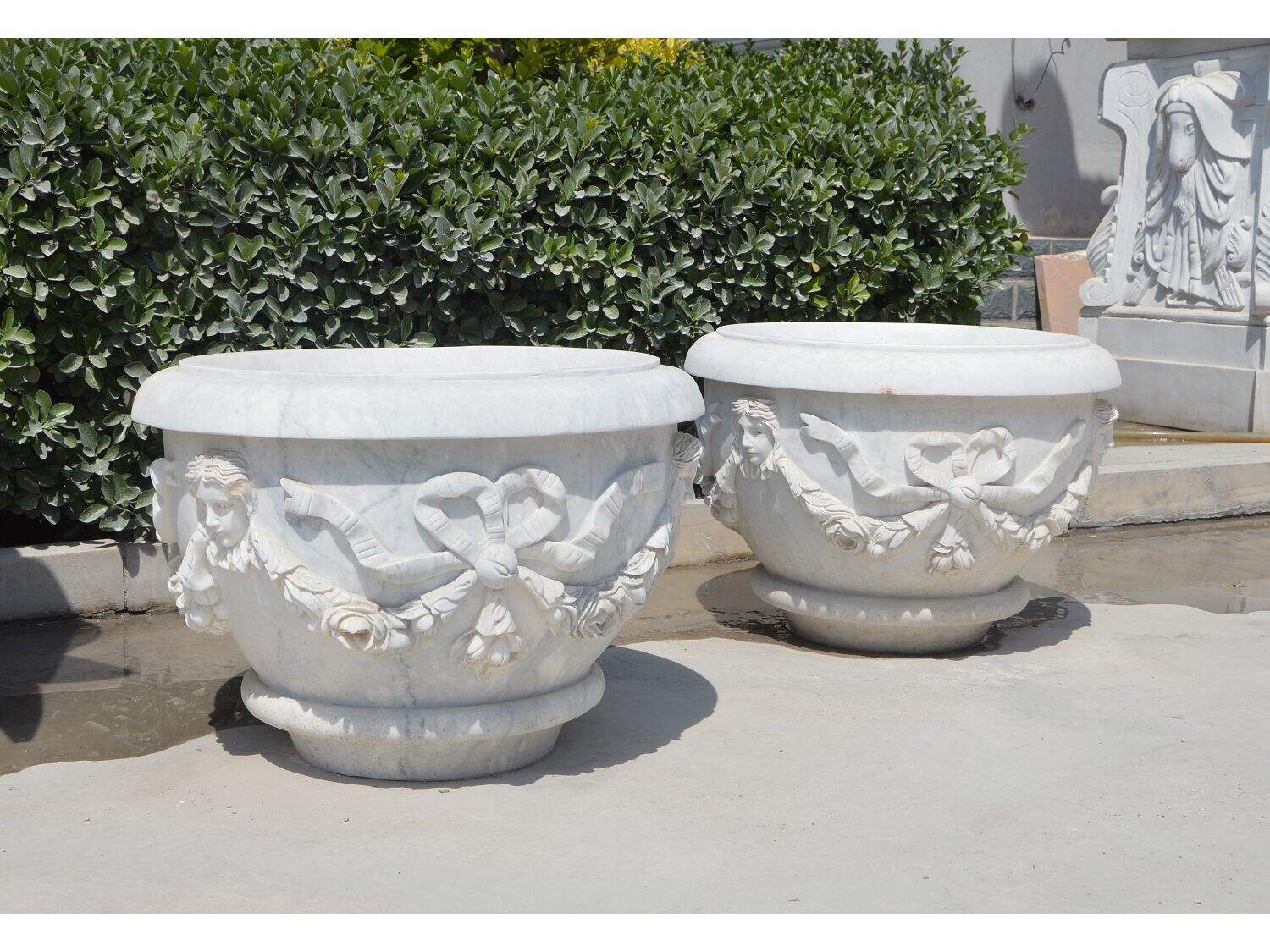 Direct factory wholesale marble vases and flower pots details