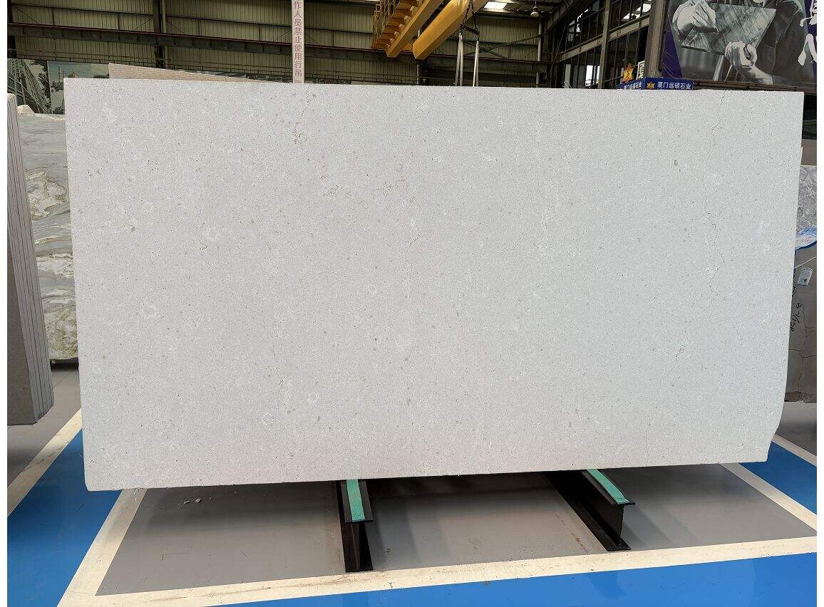 White limestone Slab details