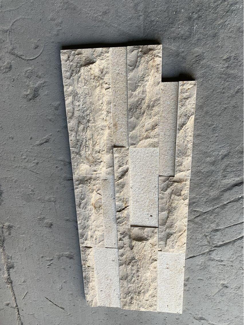 Random Rockface Jura Beige Limestone for DIY Exterior Wall Facade manufacture