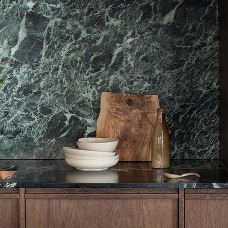 Verde Alpi Green Marble Kitchen Countertop and Island Top