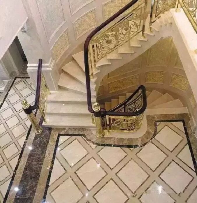 Water jet marble floor tiles supplier