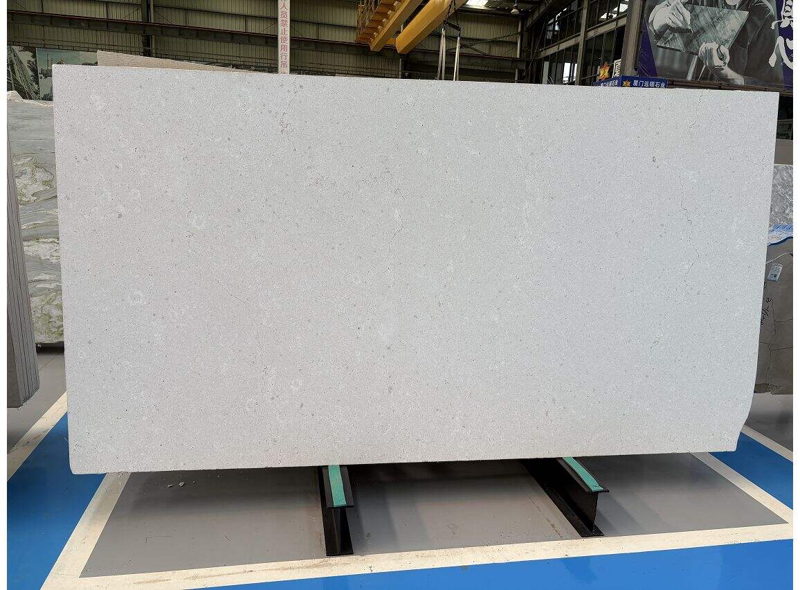 White limestone Slab manufacture