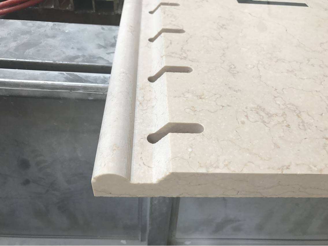 Beige Marble Swimming Copings factory