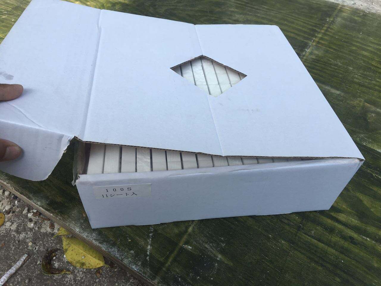 Modern Exclusive Design Mixed Surface White Marble Mosaic details