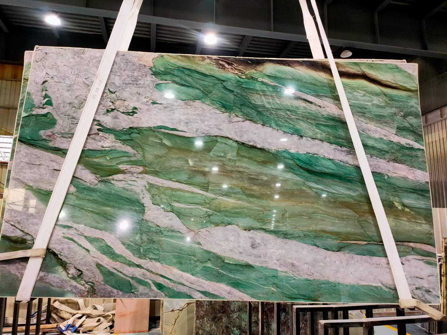 Patagonia green marble details