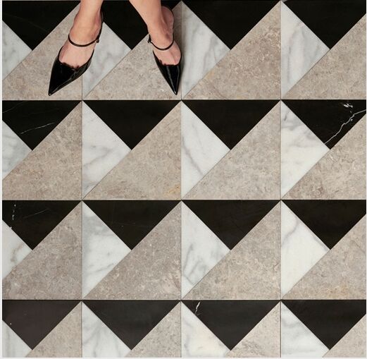 Waterjet Marble Triangles