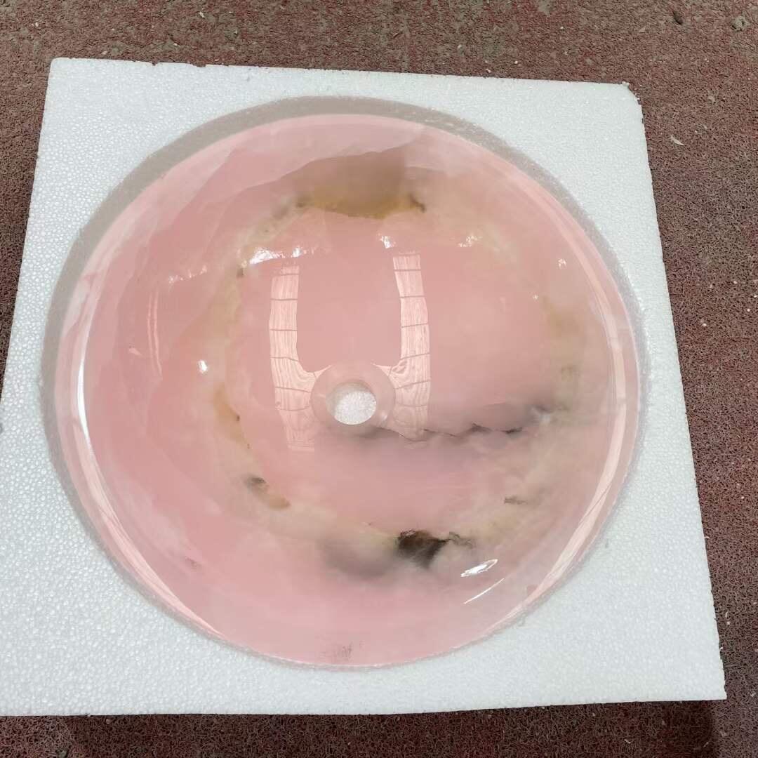 Modern Pink Onyx Bathroom Sink supplier