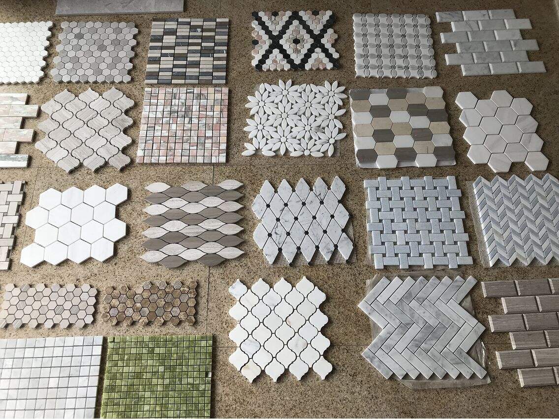 Skab et brugerdefineret udseende med stenmosaikfliser