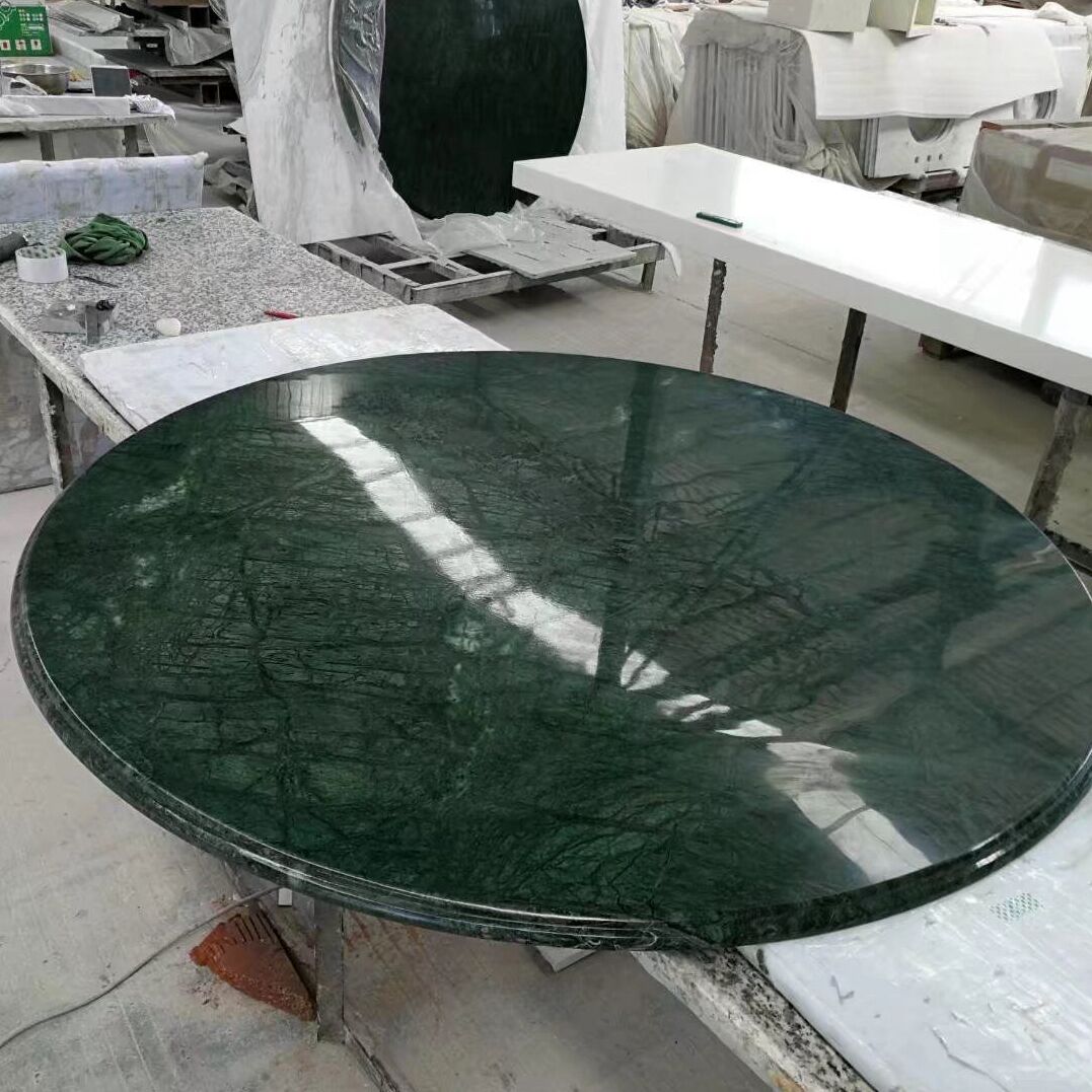 Verde Alpi Green Marble Kitchen Countertop and Island Top