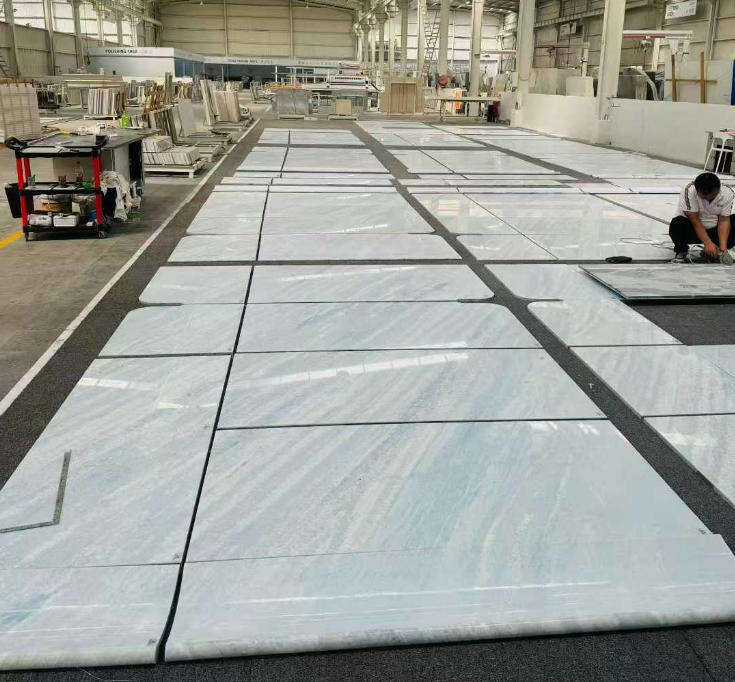 Milas New York White Marble Steps White Marble Staris factory