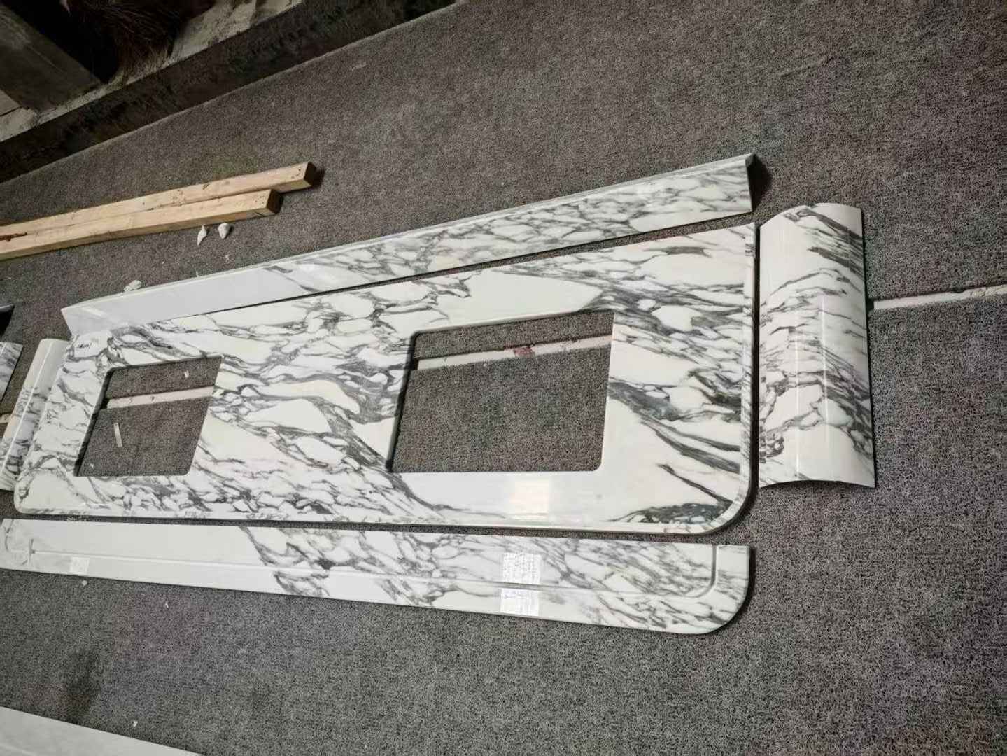 Luxury Natural Stone Italy Arabescato Corchia Marble Kitchen Countertops supplier