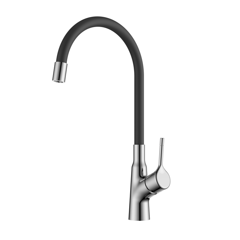 Fly Series 1LN030201 Cold and Hot Water Mixer Brass Tap with Pull Out Sprayer and 360 Rotation for Kitchen Sink Gold